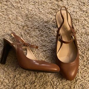 Franco Sarto Slingback Mary Jane heels